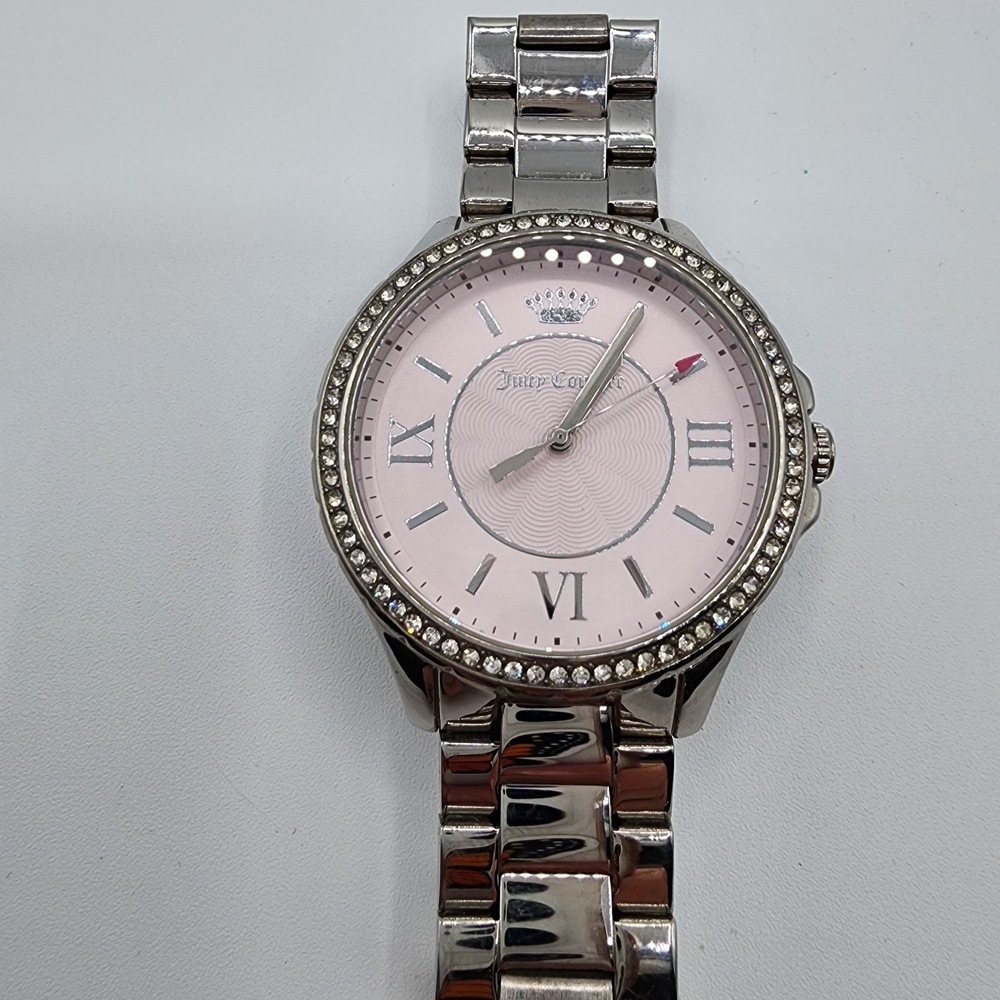 Juicy Couture Silver and Pink Watch - Picture 3 of 13